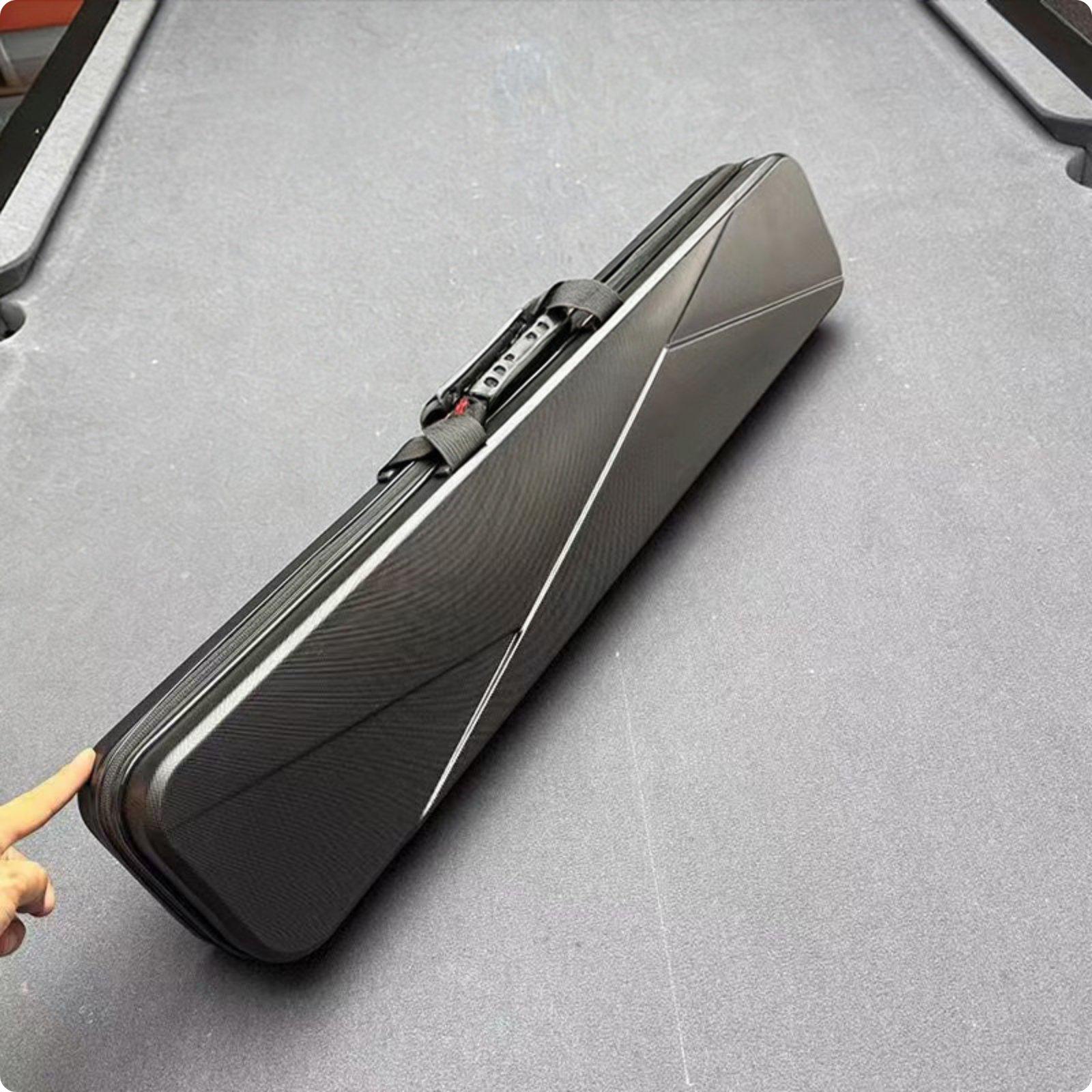 Golf Equipment Bag - Aluminium-Golfschlägerkoffer, harter Billardstockhalter, sichere Tragetasche für