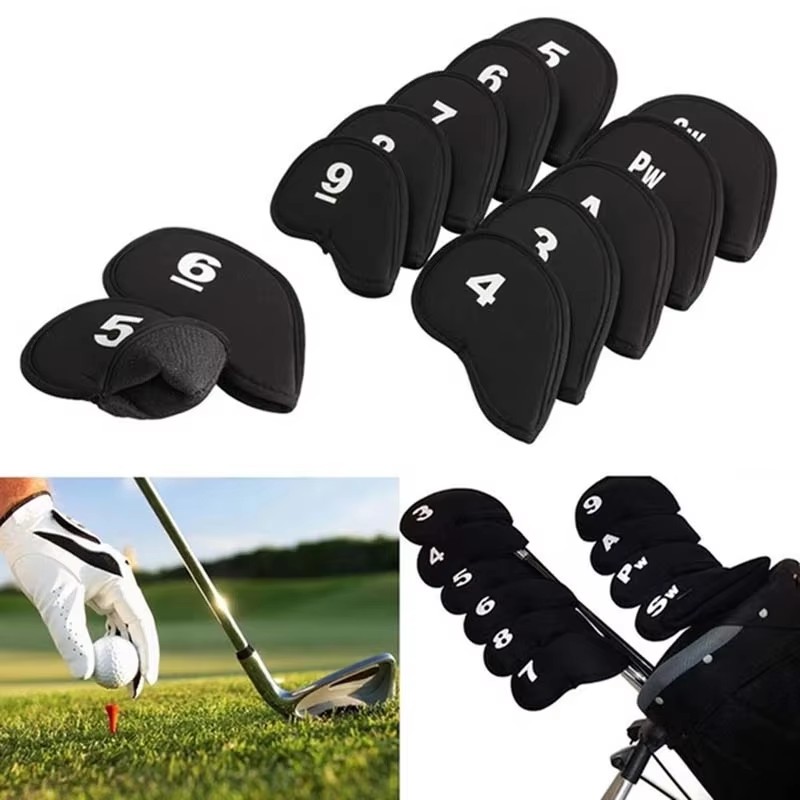 Golf Equipment Kit - 10Pcs Tragbare Golf Club Eisen Kopf