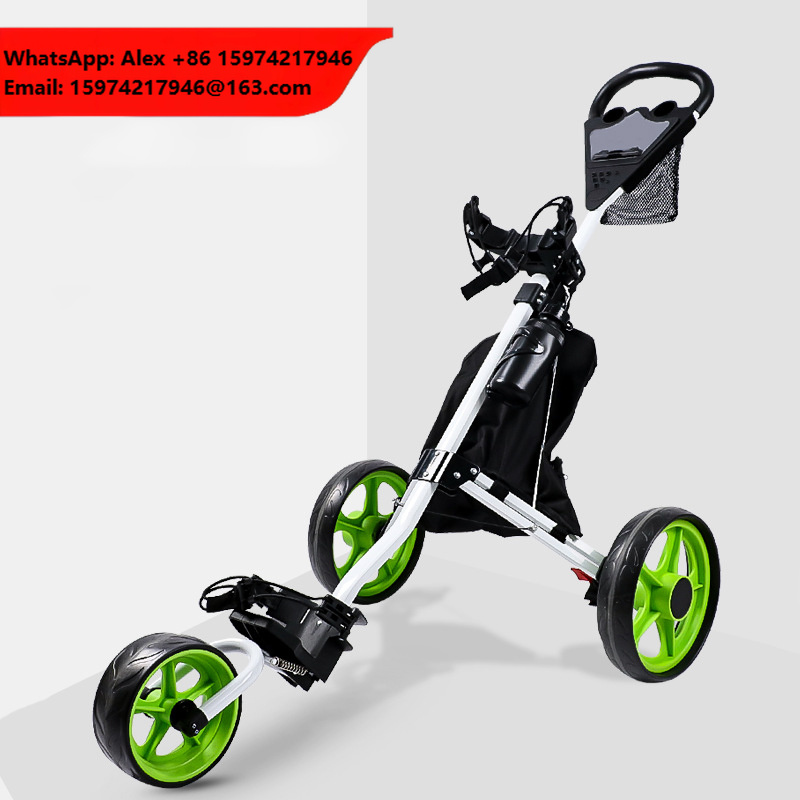 Golf Equipment Manufacturers - Hersteller-Großhandel: Multifunktionaler, tragbarer, faltbarer Golf-Trolley mit