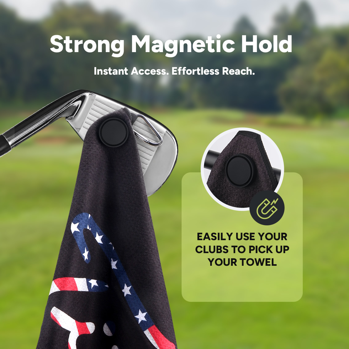 Amerikanische Flagge Magnetisc – Golf Equipment Bag Bewertung und Preis